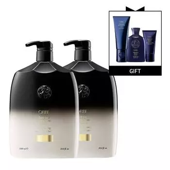 [Large Capacity] Gold Rust Shampoo 1000ml & Conditioner 1000ml