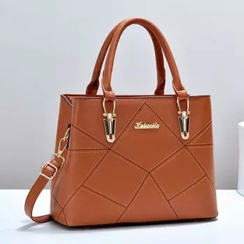 Large capacity handbag, classic women s bag, shoulder messenger bag, fashionable and high-end bag. 30*13*22