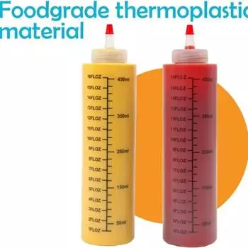 Large Capacity Ketchup Bottle Sharp Nose Squeeze Sauce Bottle Squeeze Bottle Squeeze Bottle Kitchen Utensils Bottle