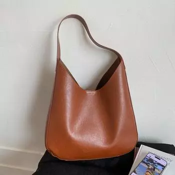 Large capacity lazy style fashion casual bag women s new versatile tote simple relaxation shoulder bag