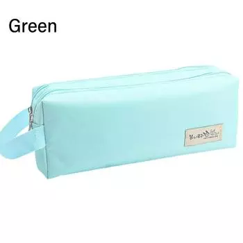 Large Capacity Make Up Bag Fabric Pen Pouch Case Practical Pencil Case Office