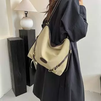 Многофункциональный рюкзак большой емкости, женская сумка через плечо, сумка-тоут через плечо хаки