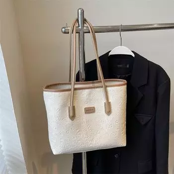 Large capacity premium texture commuter handbag summer new shoulder underarm bag tote bag