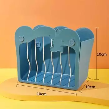 Large Capacity Rabbit Grass Feeder Hanging Small Animal Food Feeder Rack Gifts Grass Basket синий