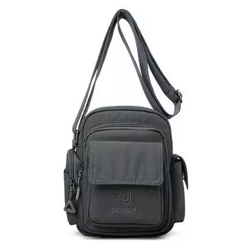 Large Capacity Shoulder Bag Mother Bag Women s Crossbody Bag темно-серого