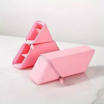 Large Capacity Silicone Pencil Case Vertical Pencil Bag Stationery Organizer Student Children