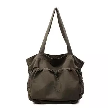 Large Capacity Tote Bag Commuter Bag Women s Portable Shoulder Bag зелёный