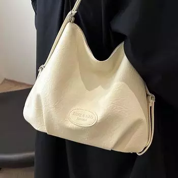 Large capacity tote bag women s 2024 new fashion commuter backpack women s retro casual shoulder travel backpack women чёрный