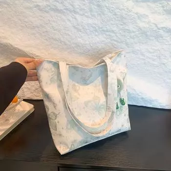 Large Capacity Tote Bag Women s New Summer Beautiful and Fashionable Simple Texture Contrasting Color Commuter Shoulder Bag Without pendant