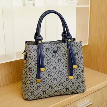 Large Capacity Unit Price Oblique Bag Women s Printed Letter Handbag Autumn and Winter Simple Commute