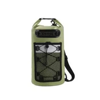 Large Capacity Waterproof PDry Bag 10L 20L 30L Swimming Backpack Kayak Trekking Green 10L