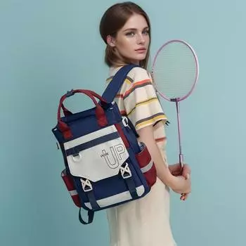 Large capacity women s backpack high-value backpack strong and durable university backpack high school student brand