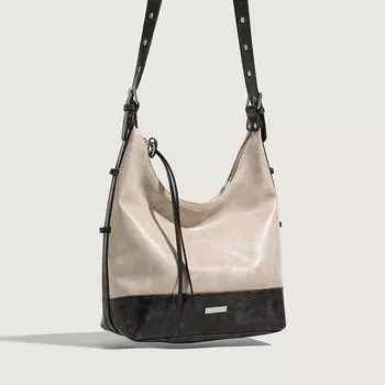 Large-capacity Women s Bags, Trendy and Fashionable Ins Retro Autumn and Winter Single-shoulder Bags, Niche Design Commuting Bags