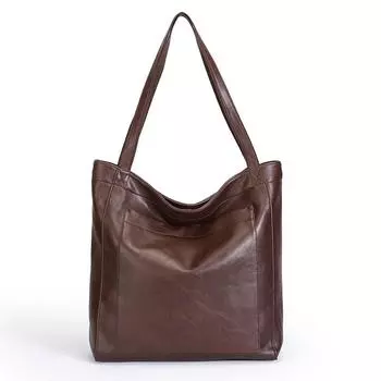 Large-capacity Women s Large Bag Soft Leather Handbag Single-shoulder Bag Tote Bag