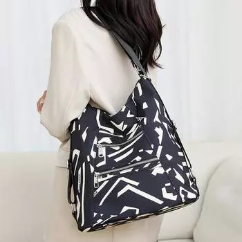 Женская сумка через плечо большой вместимости, повседневный универсальный рюкзак, нишевый дизайн, новая мода