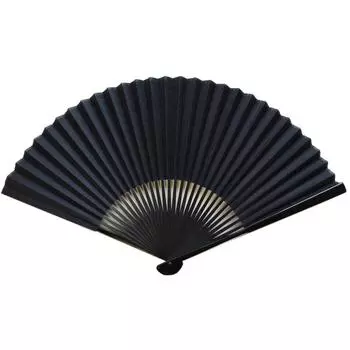 large cloth parent black black navy blue pattern Fan, fan, lacquer, dyed, тёмно-синий