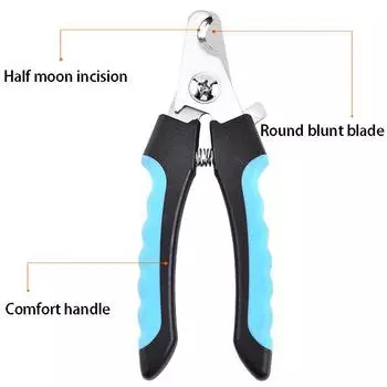 Large Dog Nail Clippers Pet Nail Clippers Nail Clippers Multifunctional Stainless Steel Grooming Scissors S красный