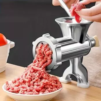 Large Meat Grinder Plus — высокопроизводительный кухонный комбайн для легкого измельчения мяса, измельчения и шинковки овощей — портативный, экономящий время 1pc