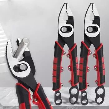 Large Mouth Fishmouth Pliers With Plum Wrench Steel Wire Pliers Quick-release Screws 1 Pc