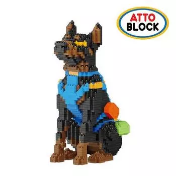 Large Nanoblock Harness Doberman (6618-12pzx)