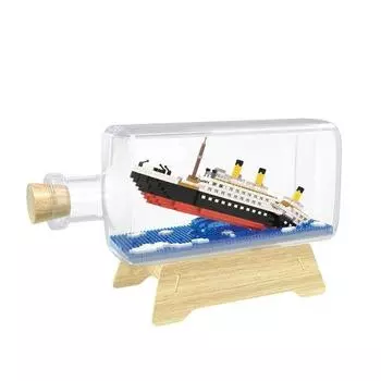 Большая бутылка Nanoblock Titanic (2709wh)