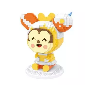 Large nanoblock yellow mouse (2673wh)