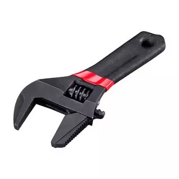 Large Opening Adjustable Wrench Steel Spanner For Bathroom Plumbing And Tight Spaces With High Strength Alloy Steel 6IN