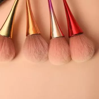 Large powder makeup brush Small waist makeup brush Super soft concealer makeup brush eyeshadow in stock золотой