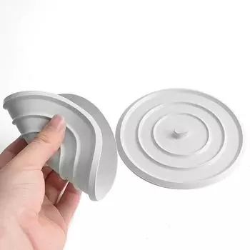 Large Silicone Bathtub Stopper Leakage-proof Drain Cover Sink Hair Stopper Tub Flat Plug Stopper Bathroom Accessories 11cm 4.3