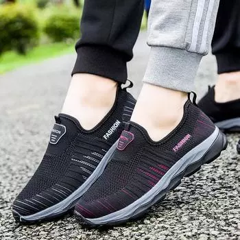 Large size 46 elderly shoes men s middle-aged and elderly father walking shoes spring and summer casual sports shoes women s soft-soled non-slip 35