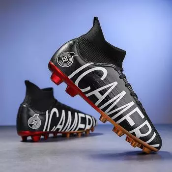 Large size 48 small 31 new men s and women s youth lawn training shoes breathable football shoes high-end electroplated bottom main promotion 31