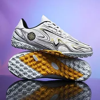 Large size children s long nail football shoes men s outdoor primary and secondary school students broken nail training shoes primary and secondary s 31