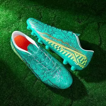 Large size football shoes AG long nails TF broken nails sports non-slip and wear-resistant youth game training shoes 35