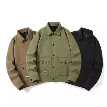 Куртка большого размера, мужская осенняя новая мужская модная брендовая универсальная свободная куртка с капюшоном для подростков, мужская одежда M