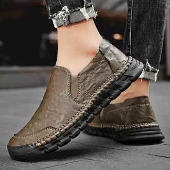 Large size men s low-top new outdoor casual sand trend lace-up foot flat men s shoes 38
