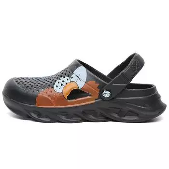 Large size new couple slippers lightweight hollow sandals, men s bag head beach shoes EVA hole shoes 38