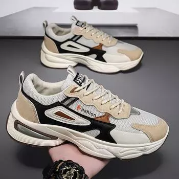 Large Size new Men s Casual comfortable Shoes Platform Fashionable versatile Male Sneakers Men Mesh breathable Running Shoes 39