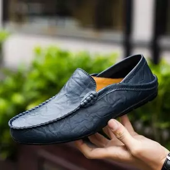Large size spring new Doudou shoes fashionable and casual one-pedal lazy shoes foreign trade lightweight couple loafers 37
