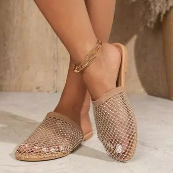 Большие размеры, летние новые, с плоским дном, полой головкой, со стразами, классные тапочки, женская модная верхняя одежда, женские сандалии 36 белый