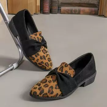 Large size thick heel single shoes women s 2024 autumn new high-end temperament metal chain round head middle mouth one pedal 36 синий