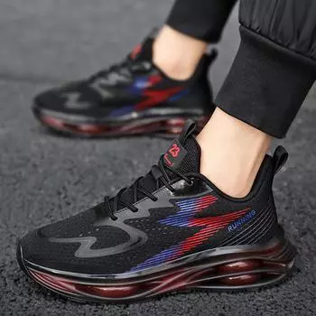 Large size trendy shoes men s summer new versatile casual sports shoes breathable mesh shoes men s outdoor running shoes 39 белый