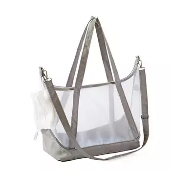 Large Space Mesh Cat Carrier Breathable Cat Transport Handbag Portable Pet Shoulder Bag Outgoing