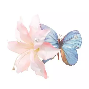 Large Sunflower Flower Pearl Hair Clips Fashion Hair Accessories Elegant Two Flowers Hair Claw For Women Girl