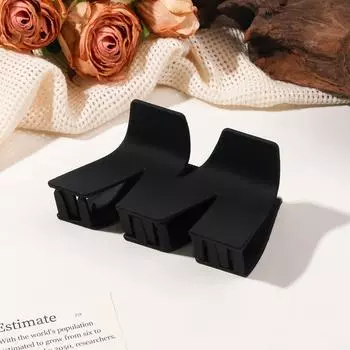 Large Wave Hair Claws Fashion M Design Simple ins Headwear Women Girls Korean Sweet Acrylic Hair Clip Hairpin Hair Accessories