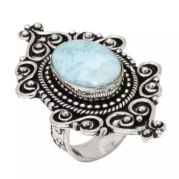 Larimar Gemstone Handmade Silver Jewelry 6