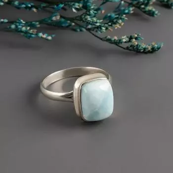 Ларимар из стерлингового серебра 925 пробы с овальным драгоценным камнем, ювелирные изделия ручной работы, женское серебряное кольцо 4 синий