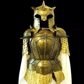 Ларп Средневековый Стальной Воин Короли Гвардия Полудоспех Костюм Рыцарь Полный Костюм