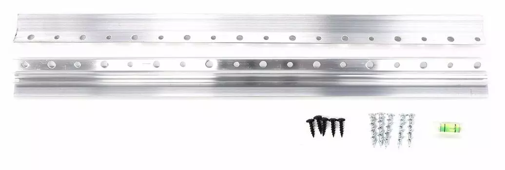 Larson Joule Wall Mounting Hardware Hangman Heavy Duty 18 Inch 457mm Silver 07403