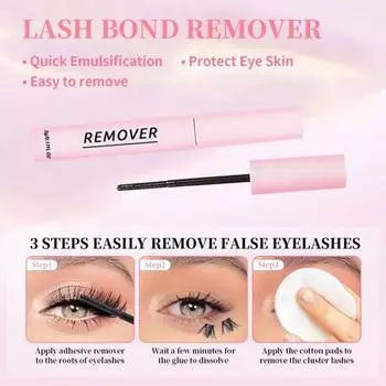 Lash Bond And Seal Отдельные Ресницы Клей И Запечатывание Сильный Пинцет Для Удаления Удлиненных Ресниц T3X3 Bond and Seal-5ml+5ml