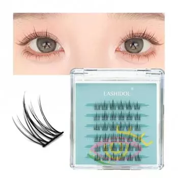 LASHIDOL DIY Girly False Lashes Частичные ресницы Частичные ресницы Ресницы Pine Natural Natural Популярные ресницы